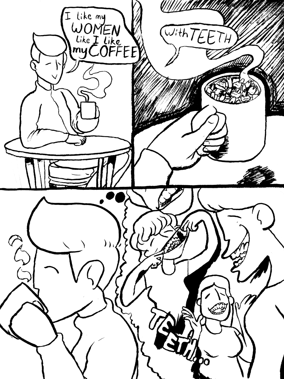 Comic: Like My Coffee page 1